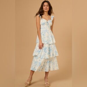 NWT Altar’d State Oaklyn Floral Midi Dress